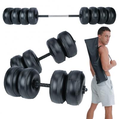 30-35 kg Portable Travel Water Filled Dumbbells Set, Weights Adjustable, For Men Women Arm Muscle Training, Home Fitness Equipment